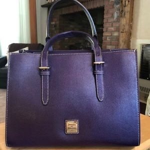 Dooney Saffiano Leather Janine Satchel